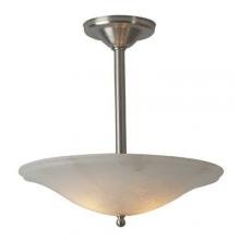 Navarra 19" Diameter Single-Stem Alabaster Pendant