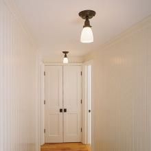 Carlton™ Semi Flush Ceiling Fixtures Light a Hallway