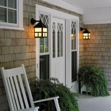 Cottage™ Exterior Wall Light Provides Front Entry Porch Lighting