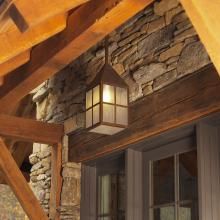 Carriage™ Lantern Exterior Pendant Lights Rustic Entry