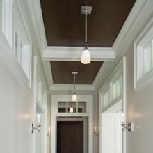 Morris™ One Light Pendants Light Hall with Tall Ceiling