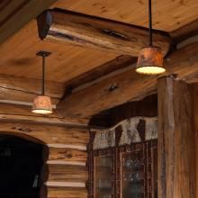 Rustic Durham Pendants Lighting Bar