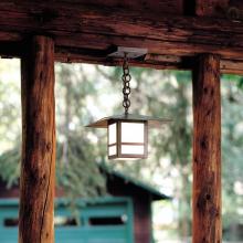 Rustic Exterior Porch Lighting