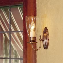 Sheraton™ One Light Curved Arm Sconce with Hurricane Lights Vestibule