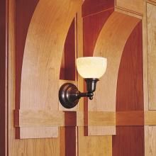 Shoreland™ One Light Sconces Lights Foyer of Custom Home